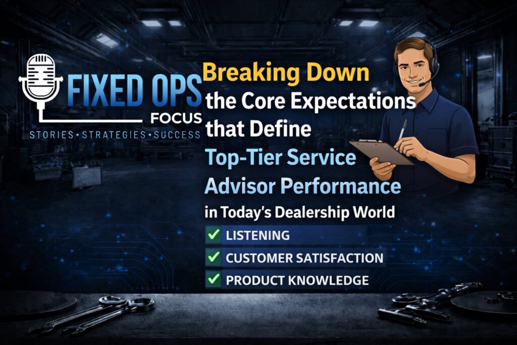 Service Advisor Standards-Ep2 ep2